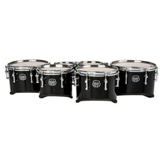 Mapex Quantum MkII California Cut Sextet 6,6,8,10,12,13 in Black (With Mapex Back Bar Installed)