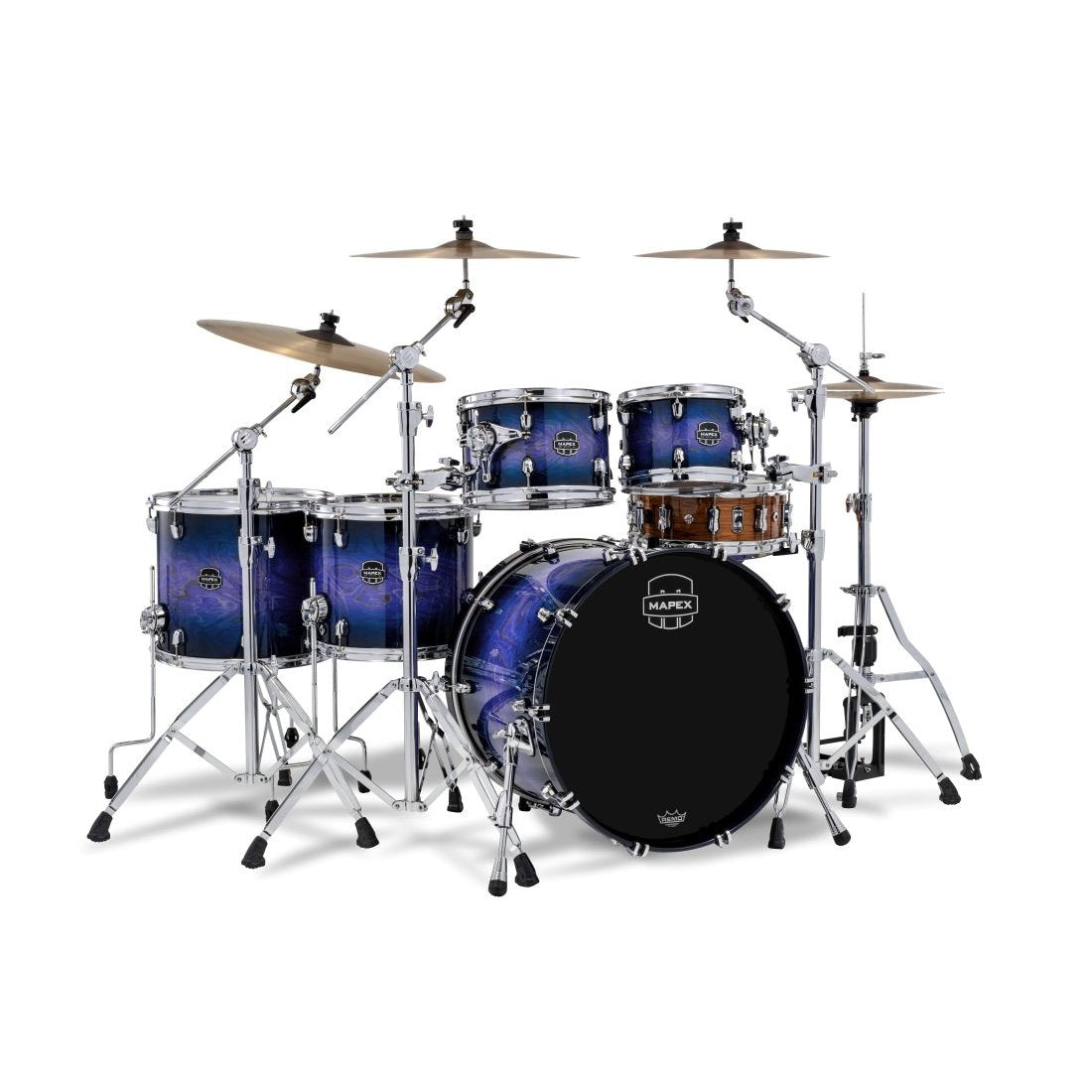 Mapex Saturn VI Studioease 5 piece shell pack Cobalt Burst