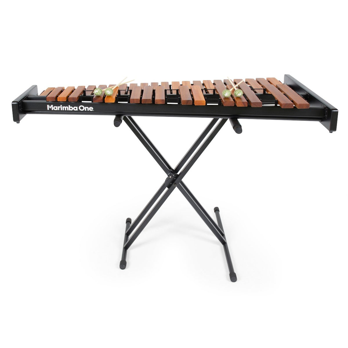 Marimba One 3.0 Octave Educational Series Padouk Marimba with X-Stand E8101 Front