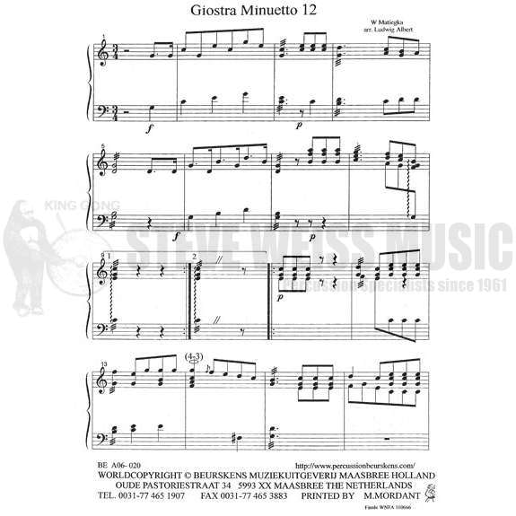 Matiegka-Giostra arr. Albert-M