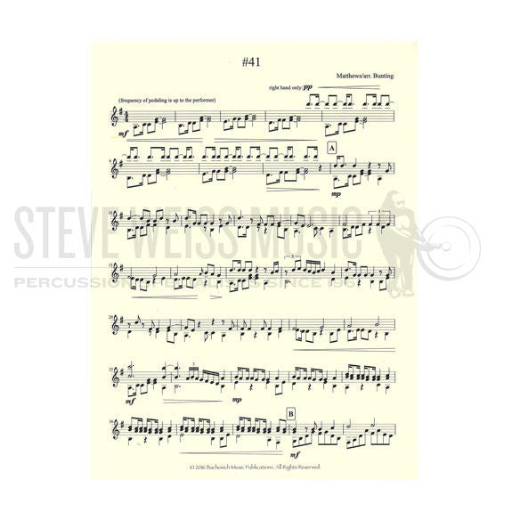 Matthews-#41 arr. Bunting-V