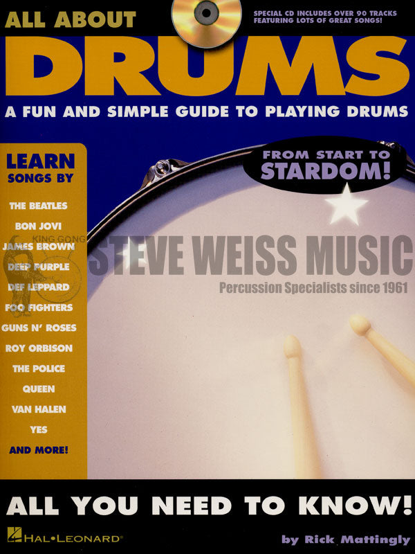 Mattingly-All About Drums (Book/CD)