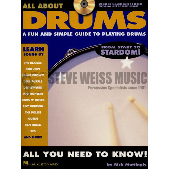 Mattingly-All About Drums (Book/CD)