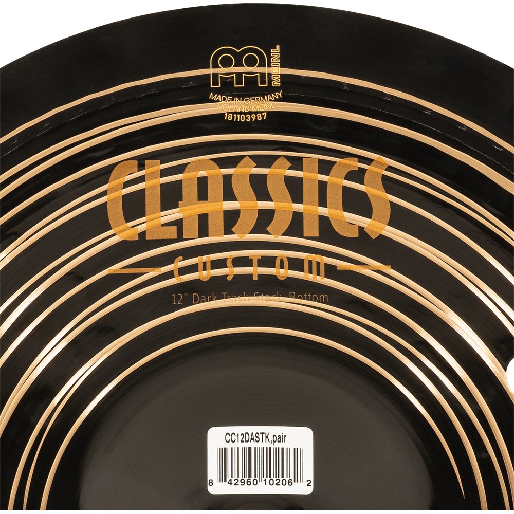 Meinl 12" Classics Custom Dark Trash Stack - Image 9