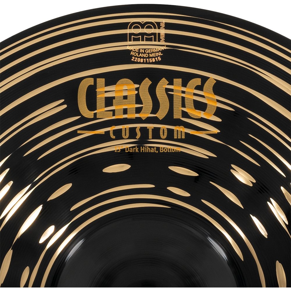 Meinl 13" Classics Custom Dark Hi-Hat Cymbals - Image 9