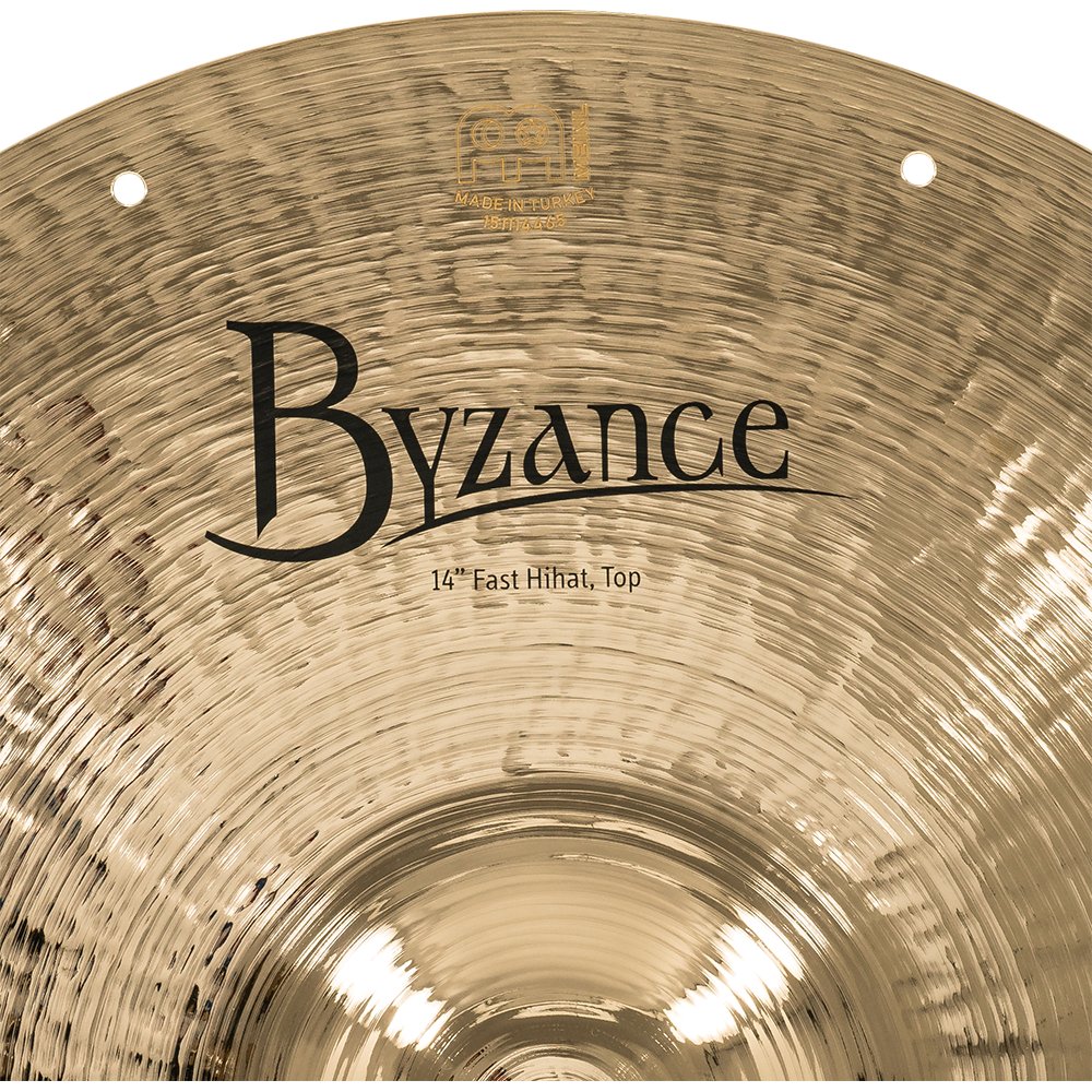 Meinl 14" Byzance Brilliant Fast Hi-Hat Cymbal - Image 6