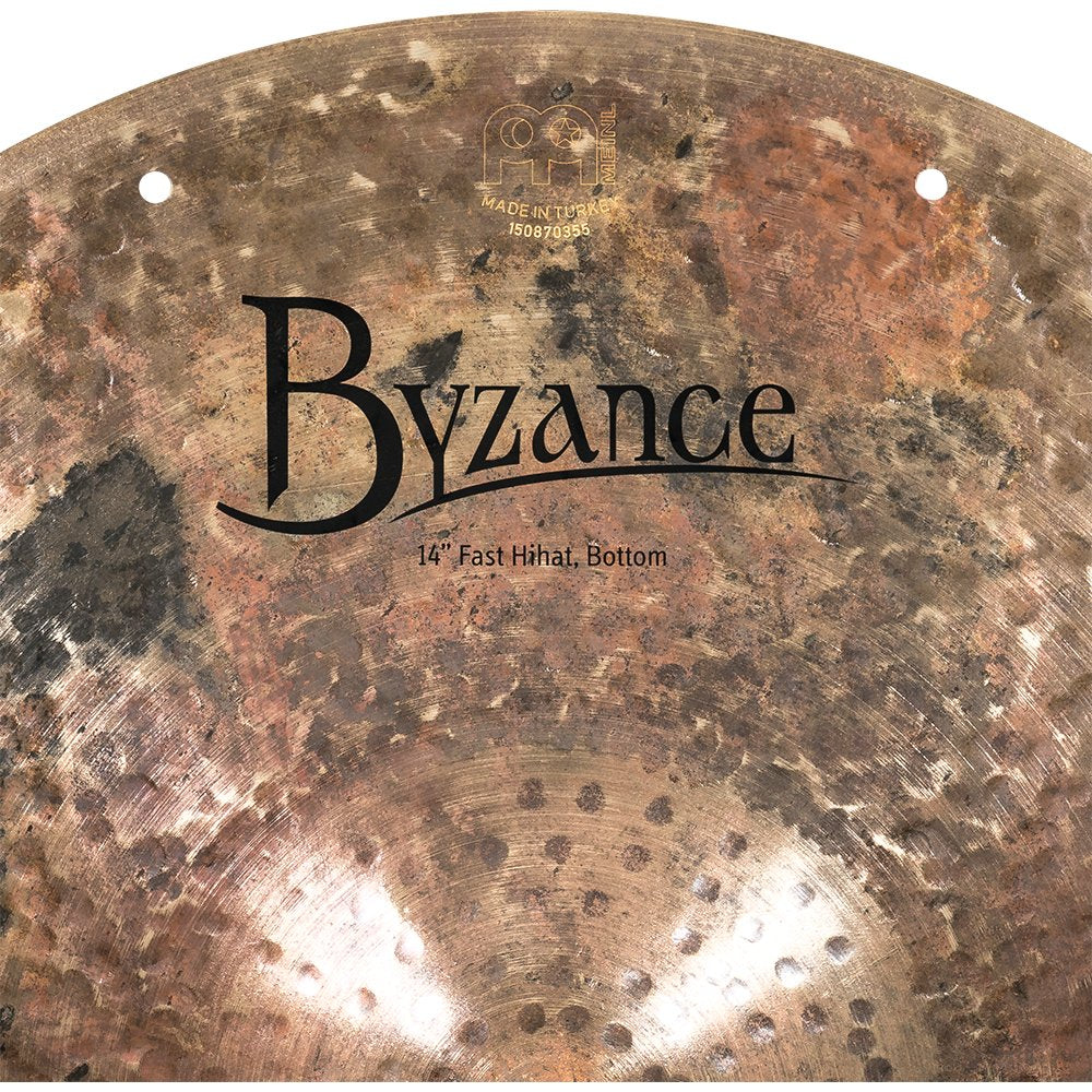Meinl 14" Byzance Brilliant Fast Hi-Hat Cymbal - Image 9