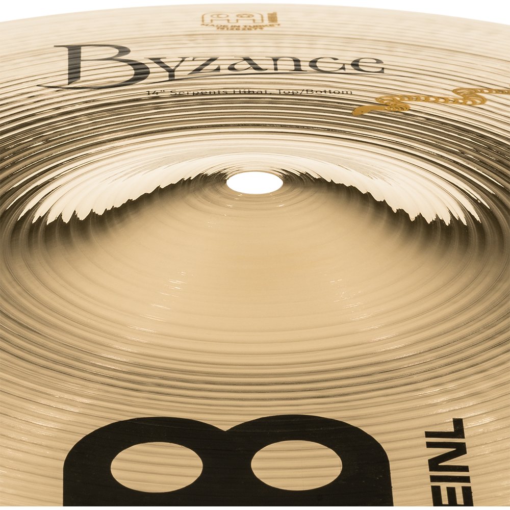 Meinl 14" Byzance Brilliant Serpents Hi-Hat Cymbals - Image 3