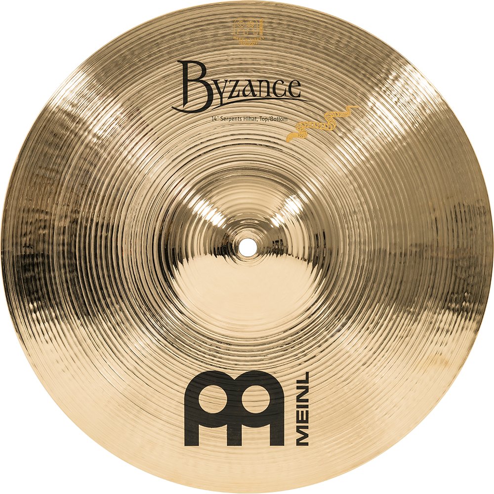 Meinl 14" Byzance Brilliant Serpents Hi-Hat Cymbals - Image 4