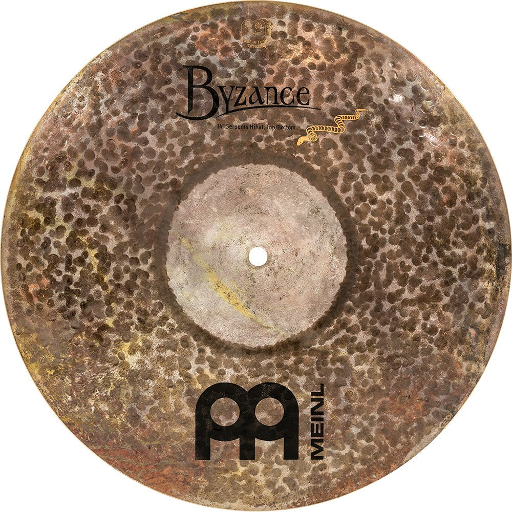 Meinl 14" Byzance Brilliant Serpents Hi-Hat Cymbals - Image 7