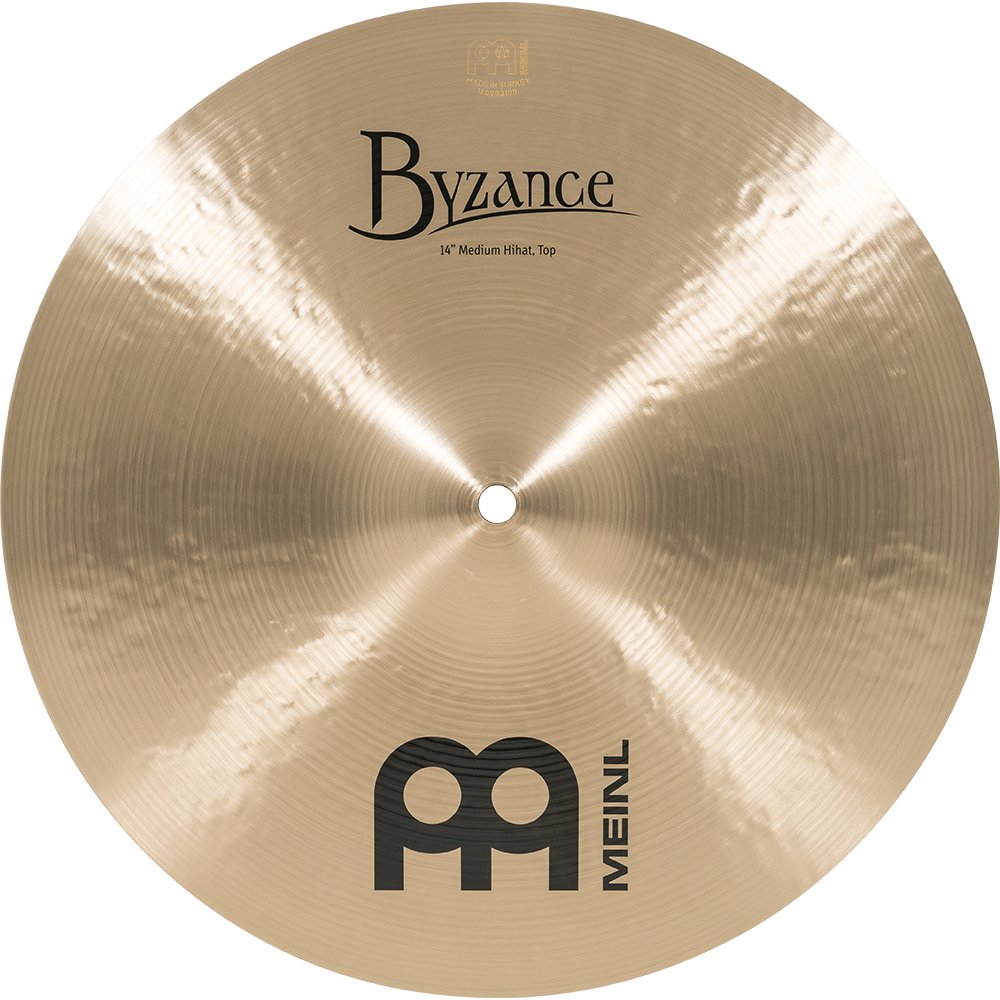 Meinl 14 " Byzance Traditional Medium Hi-Hat Cymbals - Image 4