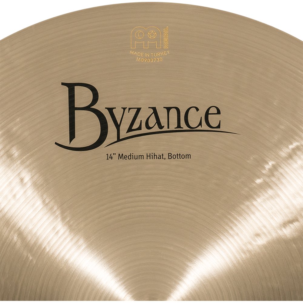 Meinl 14 " Byzance Traditional Medium Hi-Hat Cymbals - Image 9