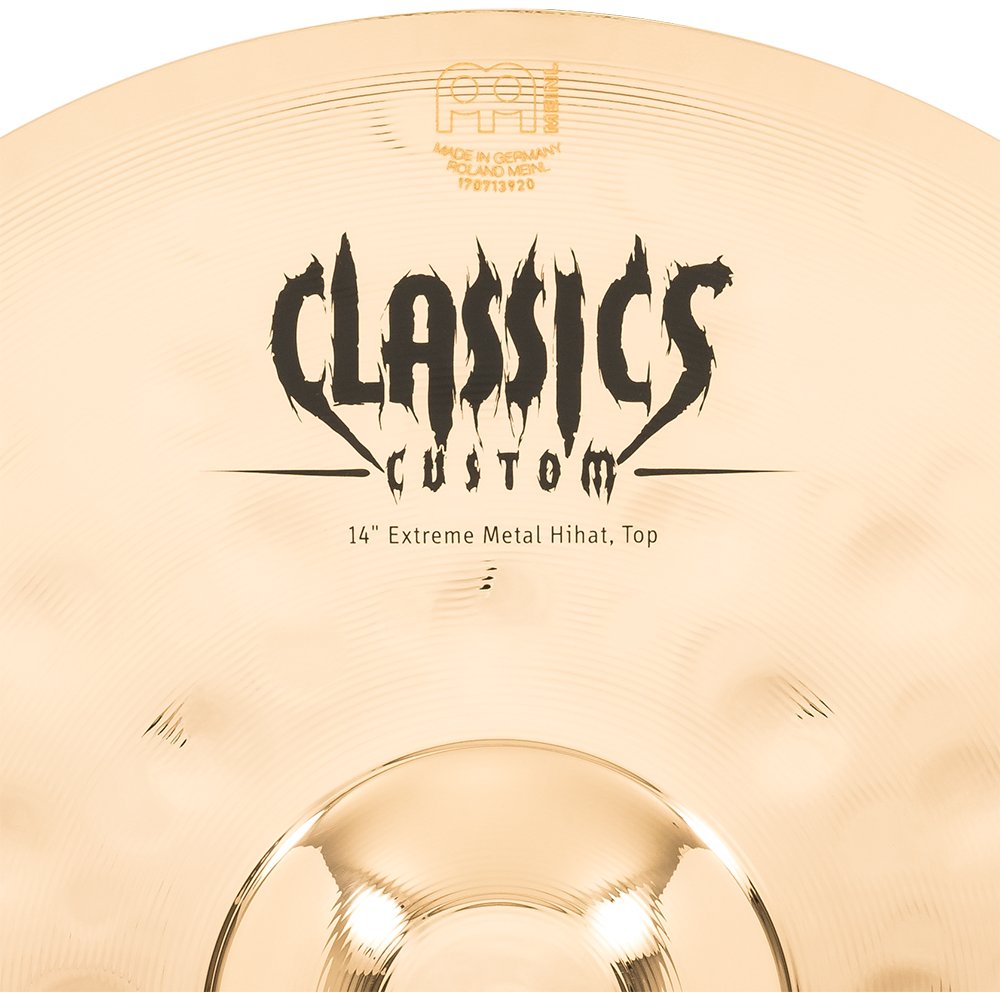 Meinl 14" Classics Custom Extreme Metal Hi-Hat Cymbals - Image 6