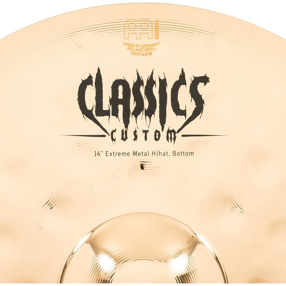 Meinl 14" Classics Custom Extreme Metal Hi-Hat Cymbals - Image 9