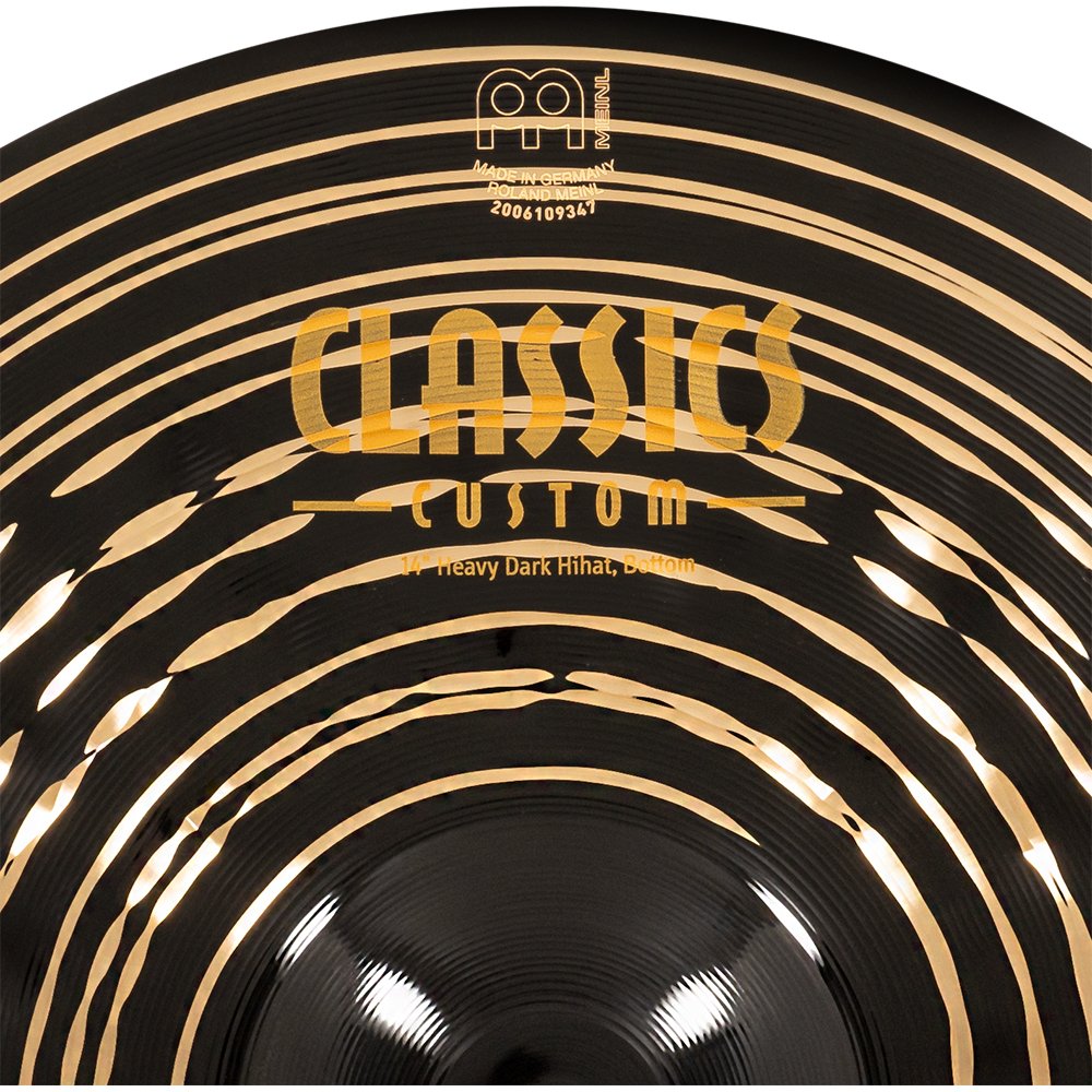 Meinl 14" Classics Custom Heavy Dark Hi-Hat Cymbals - Image 9