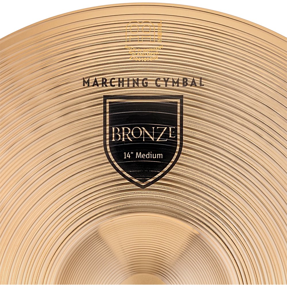 Meinl 14" Marching Bronze Cymbal Pair - Image 3