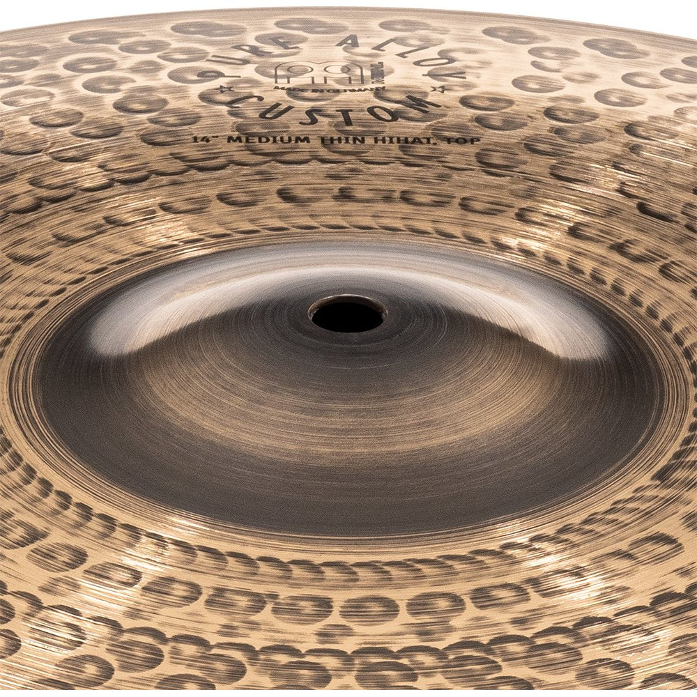 Meinl 14" Pure Alloy Custom Medium Thin Hi-Hat Cymbals - Image 3