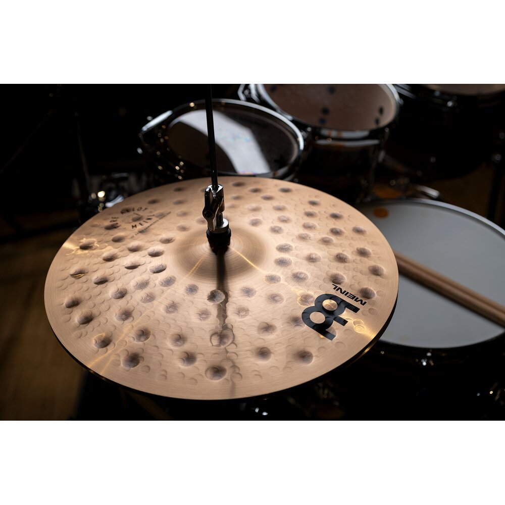 Meinl 15" Pure Alloy Extra Hammered Hi-Hat Cymbals - Image 3