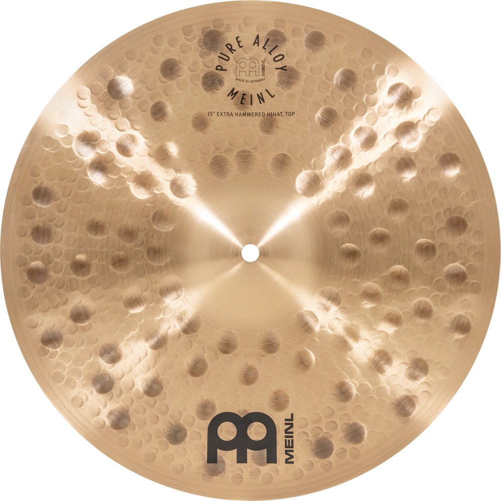 Meinl 15" Pure Alloy Extra Hammered Hi-Hat Cymbals - Image 6