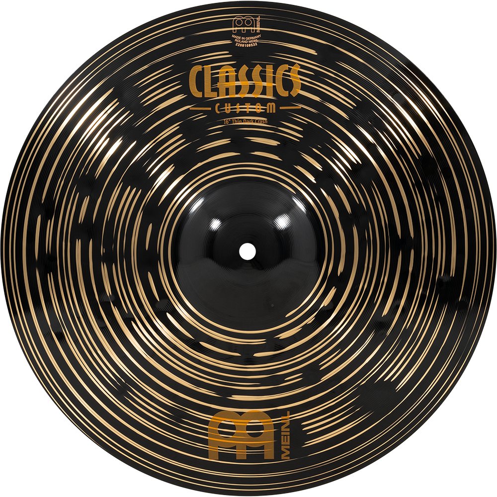 Meinl 16" Classics Custom Dark Thin Crash Cymbal - Image 6