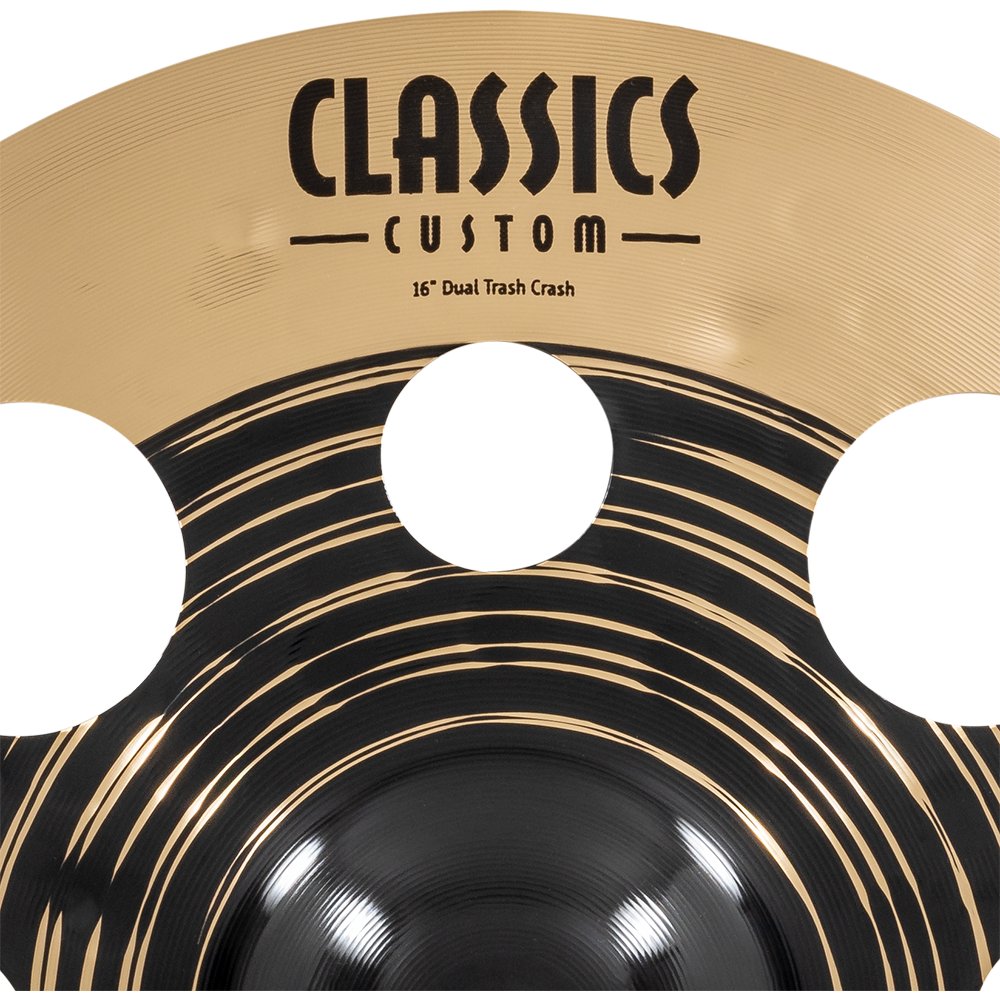 Meinl 16" Classics Custom Dual Trash Crash Cymbal - Image 5