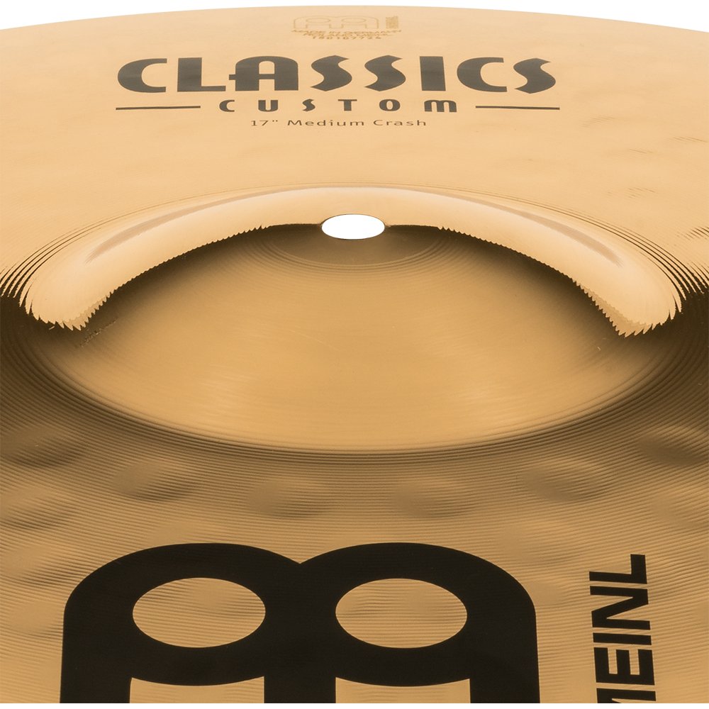 Meinl 17" Classics Custom Brilliant Medium Crash Cymbal - Image 3