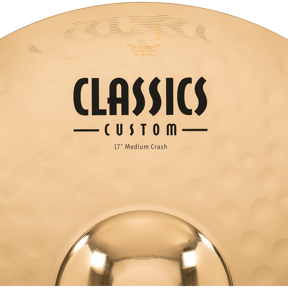 Meinl 17" Classics Custom Brilliant Medium Crash Cymbal - Image 5