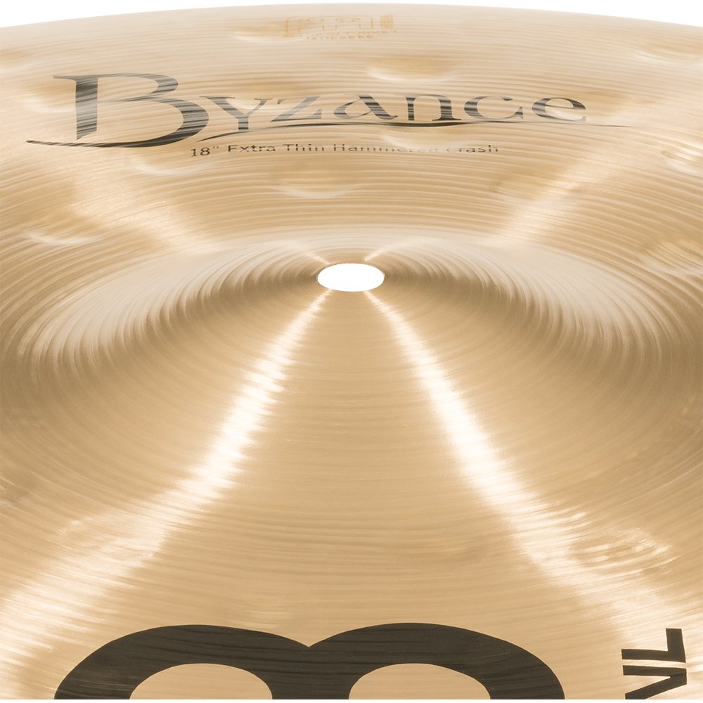 Meinl 18" Byzance Traditional Extra Thin Hammered Crash Cymbal - Image 3