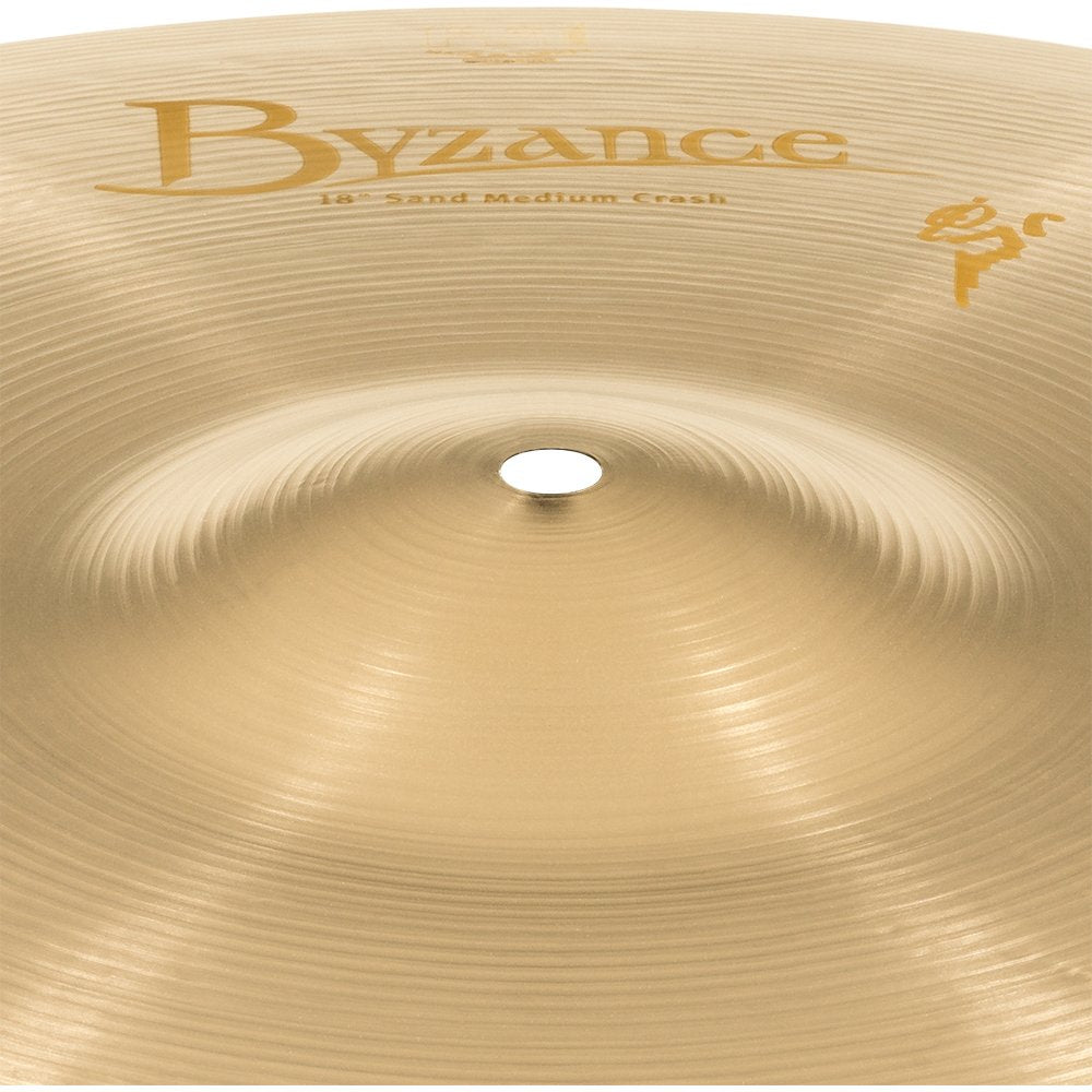 Meinl 18" Byzance Vintage Sand Medium Crash Cymbal - Image 3