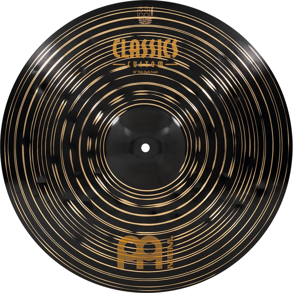 Meinl 18" Classics Custom Dark Thin Crash Cymbal - Image 6