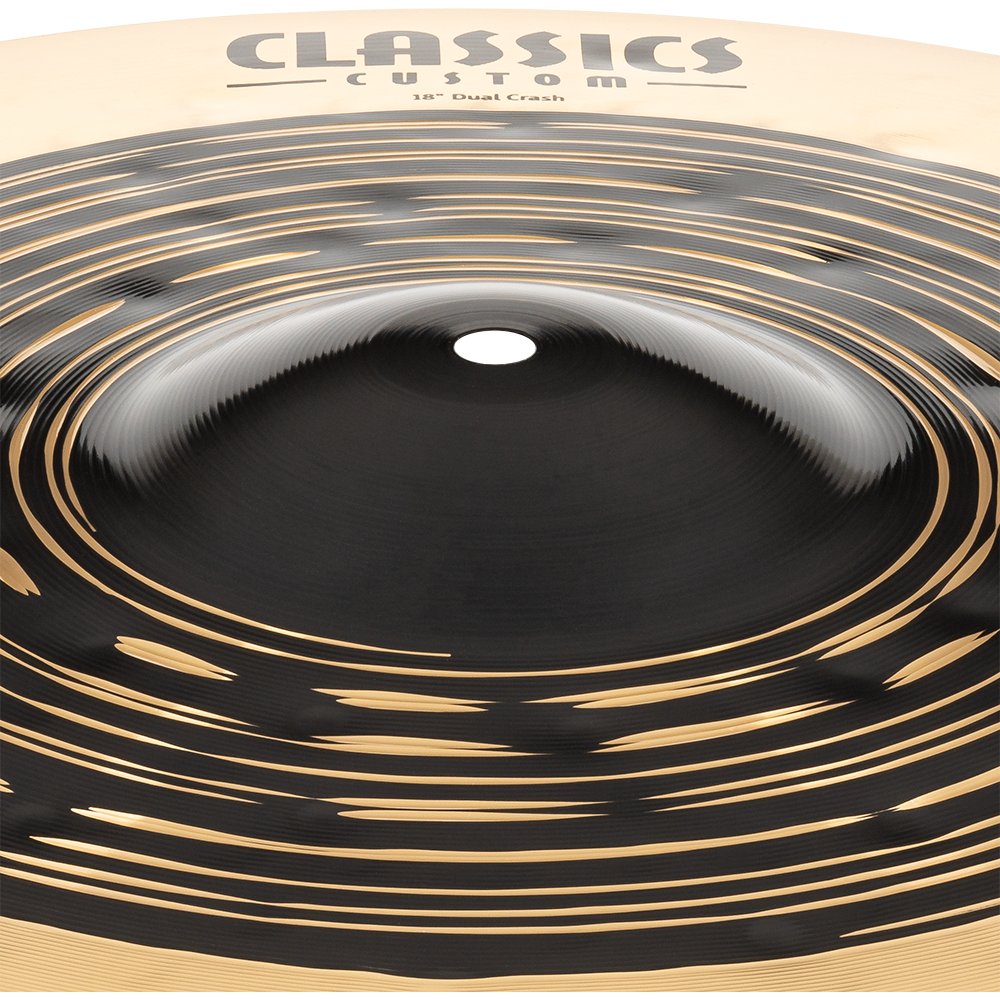 Meinl 18" Classics Custom Dual Crash Cymbal - Image 3