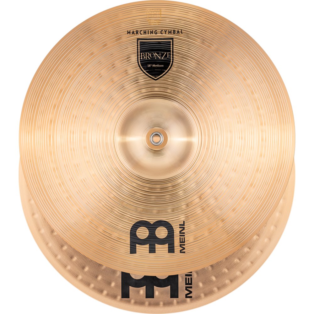 Meinl 18" Marching Bronze Cymbals (Pair) - Image 6