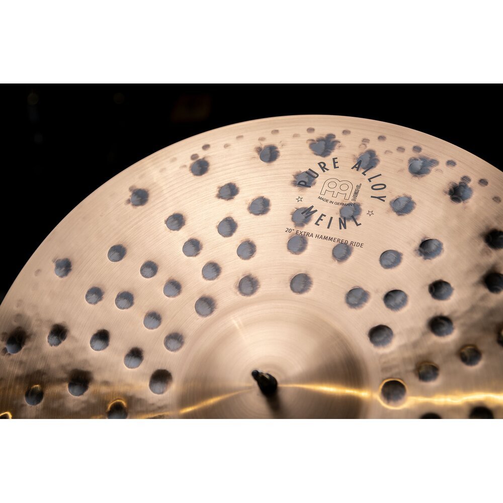 Meinl 20" Pure Alloy Extra Hammered Ride Cymbal - Image 6