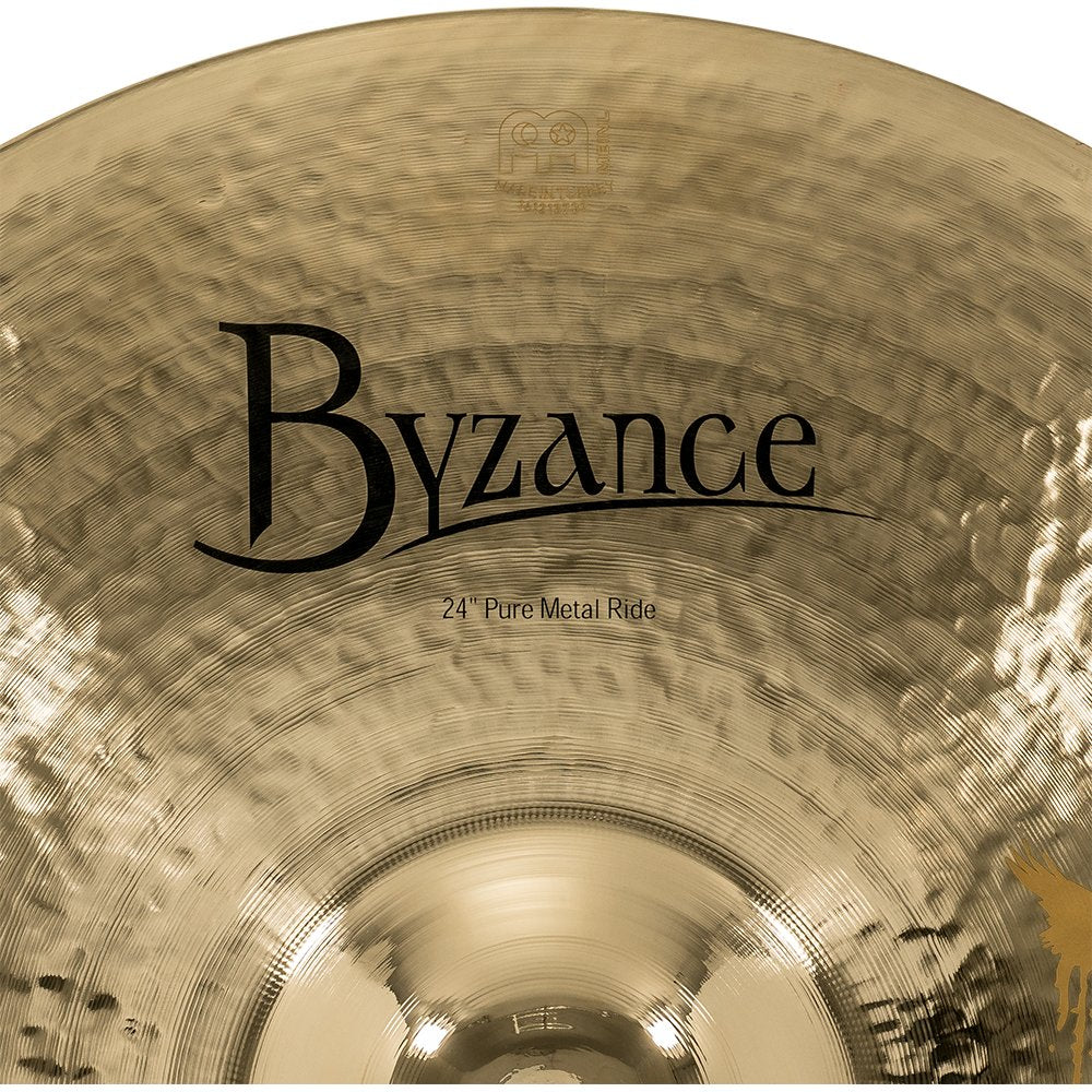 Meinl 24" Byzance Brilliant Pure Metal Ride Cymbal - Image 5
