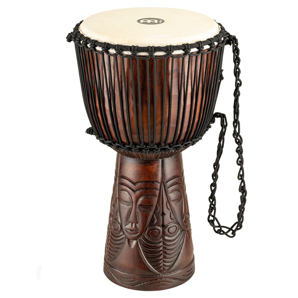 Meinl African Style 12" Djembe - African Queen Carving - Image 11