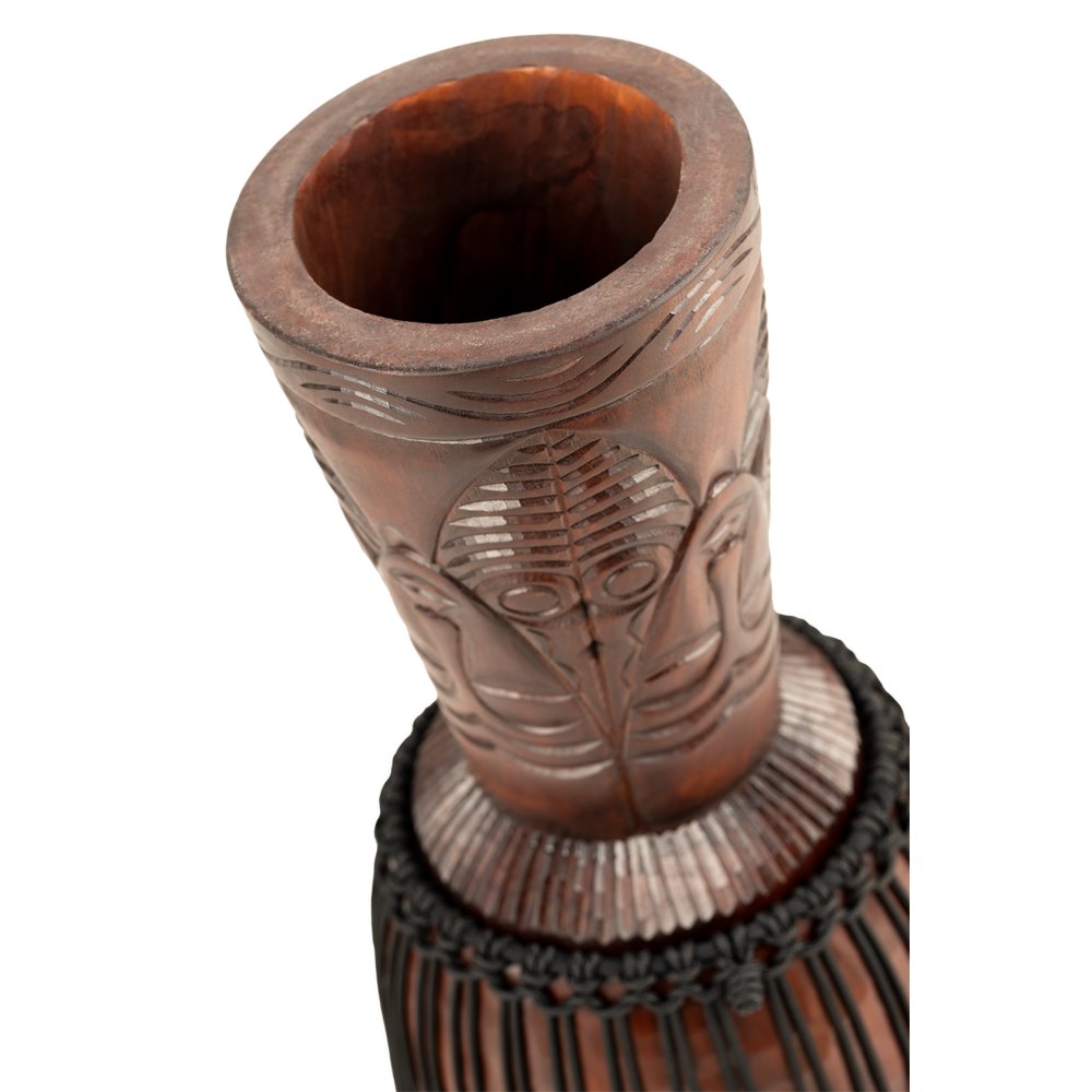 Meinl African Style 12" Djembe - African Queen Carving - Image 5