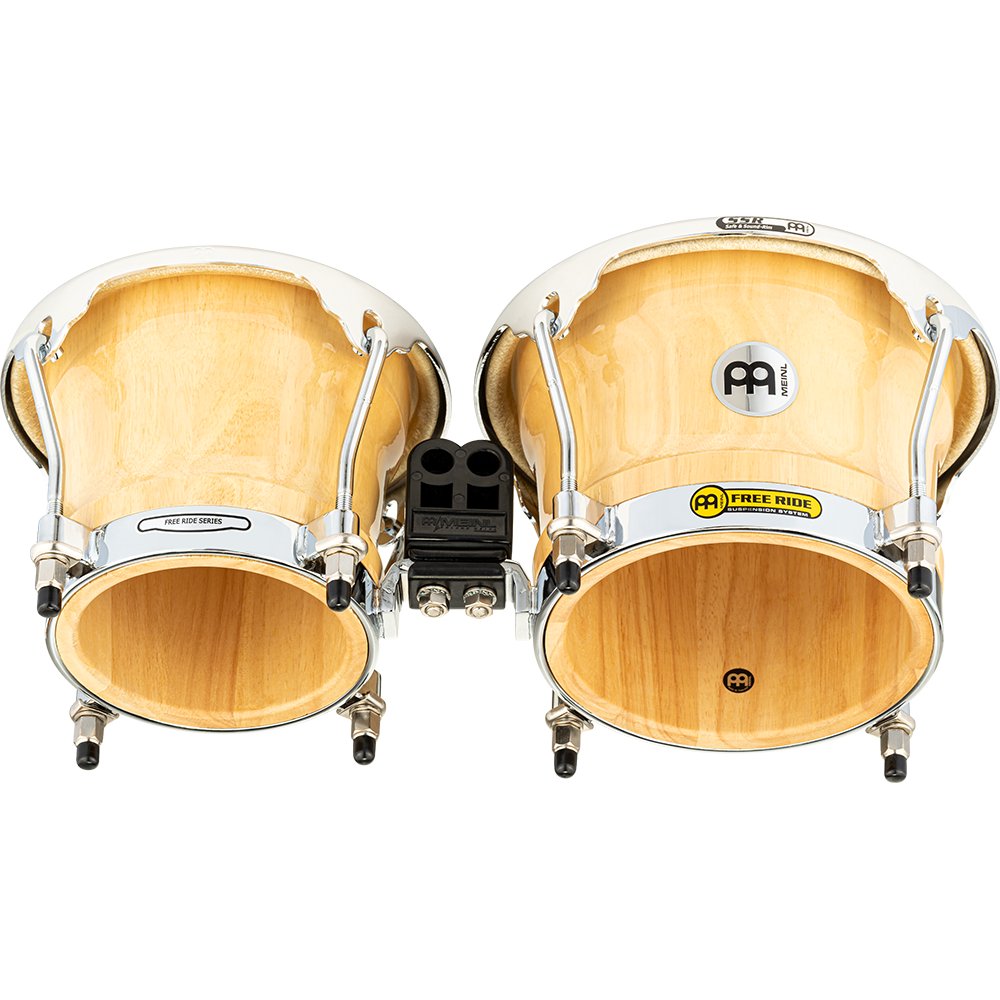 Meinl Free Ride Series Bongos - Natural with Chrome Hardware - Image 7