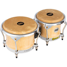 Meinl Free Ride Series Bongos - Natural with Chrome Hardware - Image 9