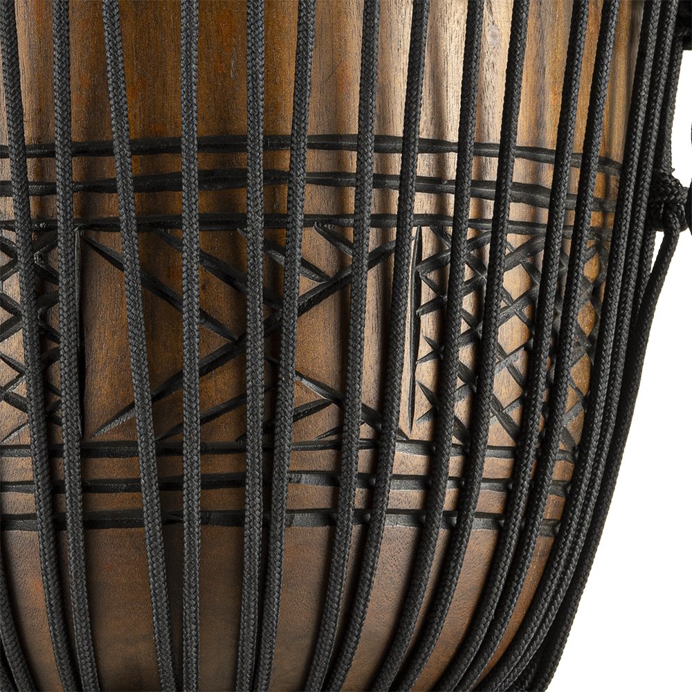 Meinl Headliner Artifact Series Rope-tuned Wood Djembe - 13" x 25" - Extra Large - Image 6