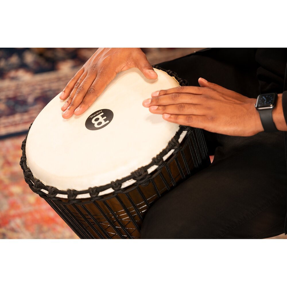 Meinl Headliner Artifact Series Rope-tuned Wood Djembe - 13" x 25" - Extra Large - Image 7