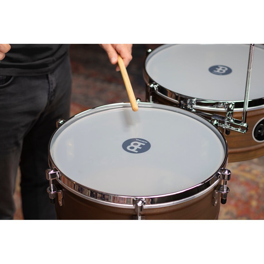 Meinl Marathon Steel Timbales - Antique Finish - Image 6