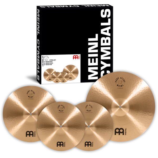 Meinl Pure Alloy Cymbal Set 14" 16" 20" PA141620