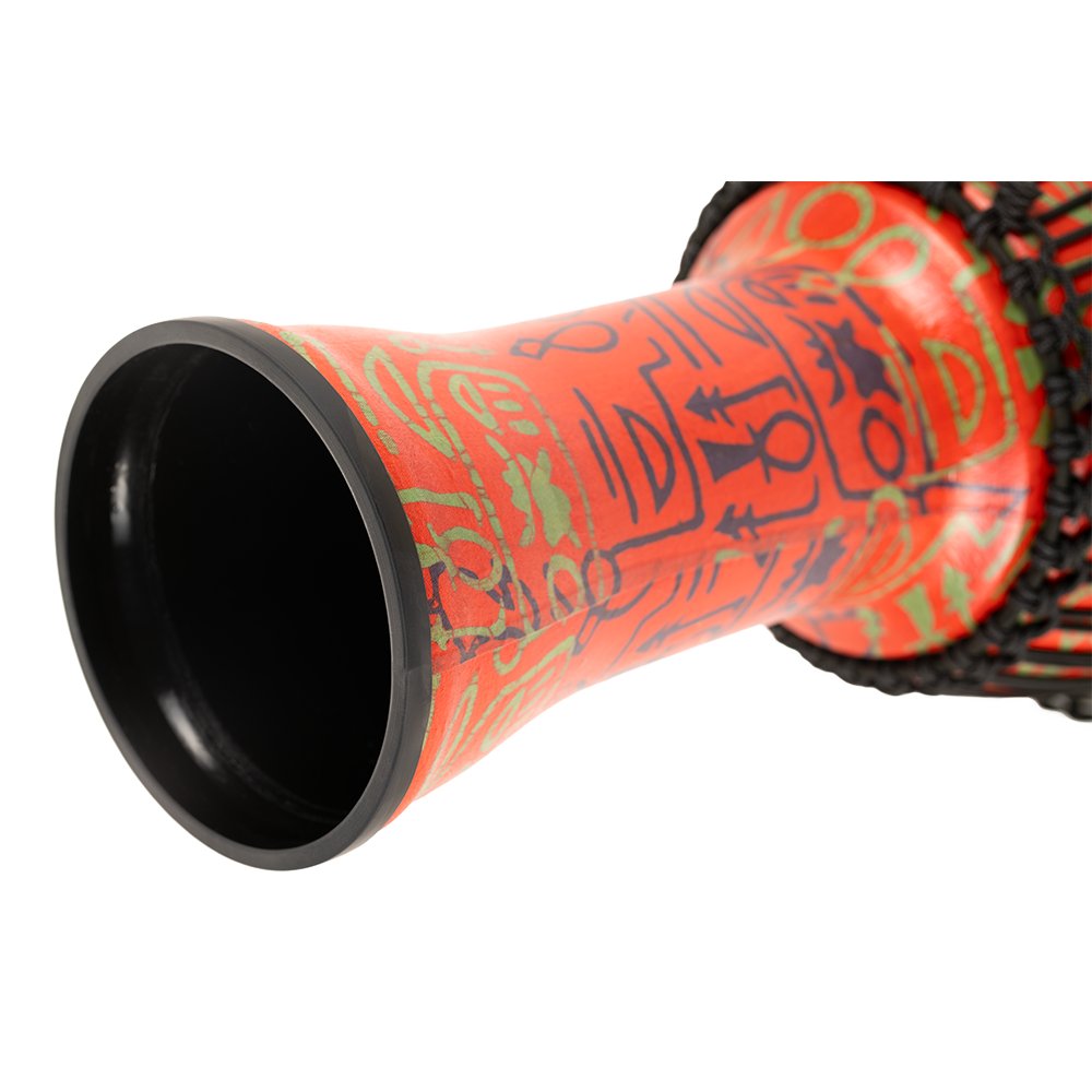 Meinl Rope-tuned Travel Djembe with Goatskin Head - 12" x 24" - Pharaoh's Script - Image 4