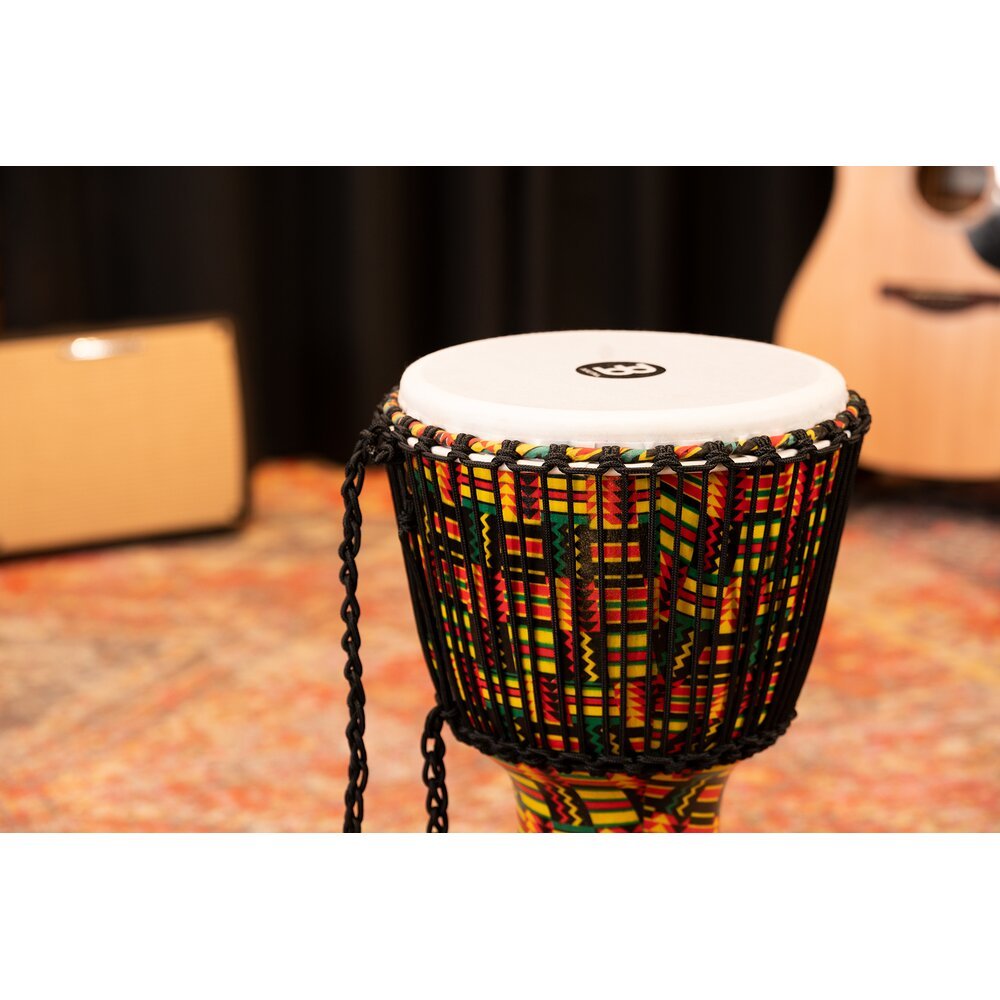 Meinl Rope-tuned Travel Djembe with Synthetic Head - 12" x 24" - Simbra - Image 8