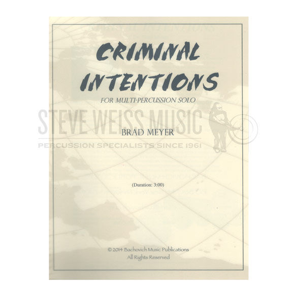 Meyer-Criminal Intentions-B or Cro./P