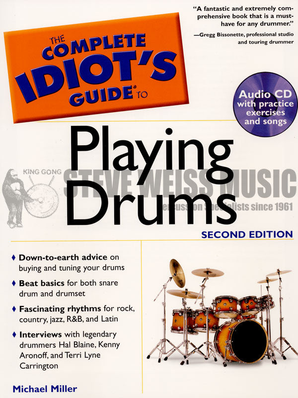 Miller-The Complete Idiot's Guide to Playing Drums-Second Edition (W/CD)