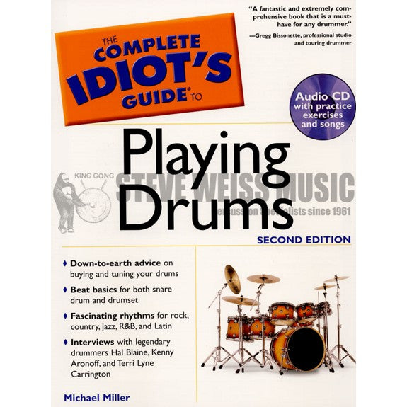 Miller-The Complete Idiot's Guide to Playing Drums-Second Edition (W/CD)