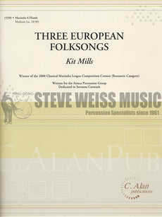 Mills-Three European Folksongs (SP)-M (3 players)