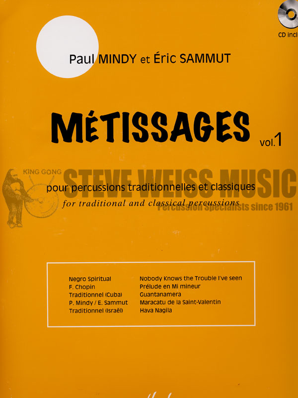Mindy/Sammut-Metissages Vol. 1 (w/ CD) (SP)-V/M/BM/P