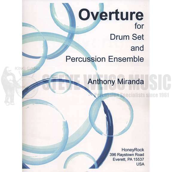 Miranda-Overture for Drumset and Perc. Ens. (SP)-Solo DS/ P